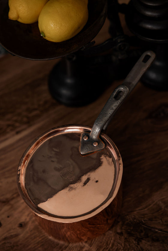 Antique English Saucepan with Engraved handle , C.1860